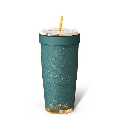 To-Go Buddy - Universal Cup Insulator for To-Go Cups - Keeps Drinks Hot Cold 12+ Hours - Vacuum Insulated Tumbler