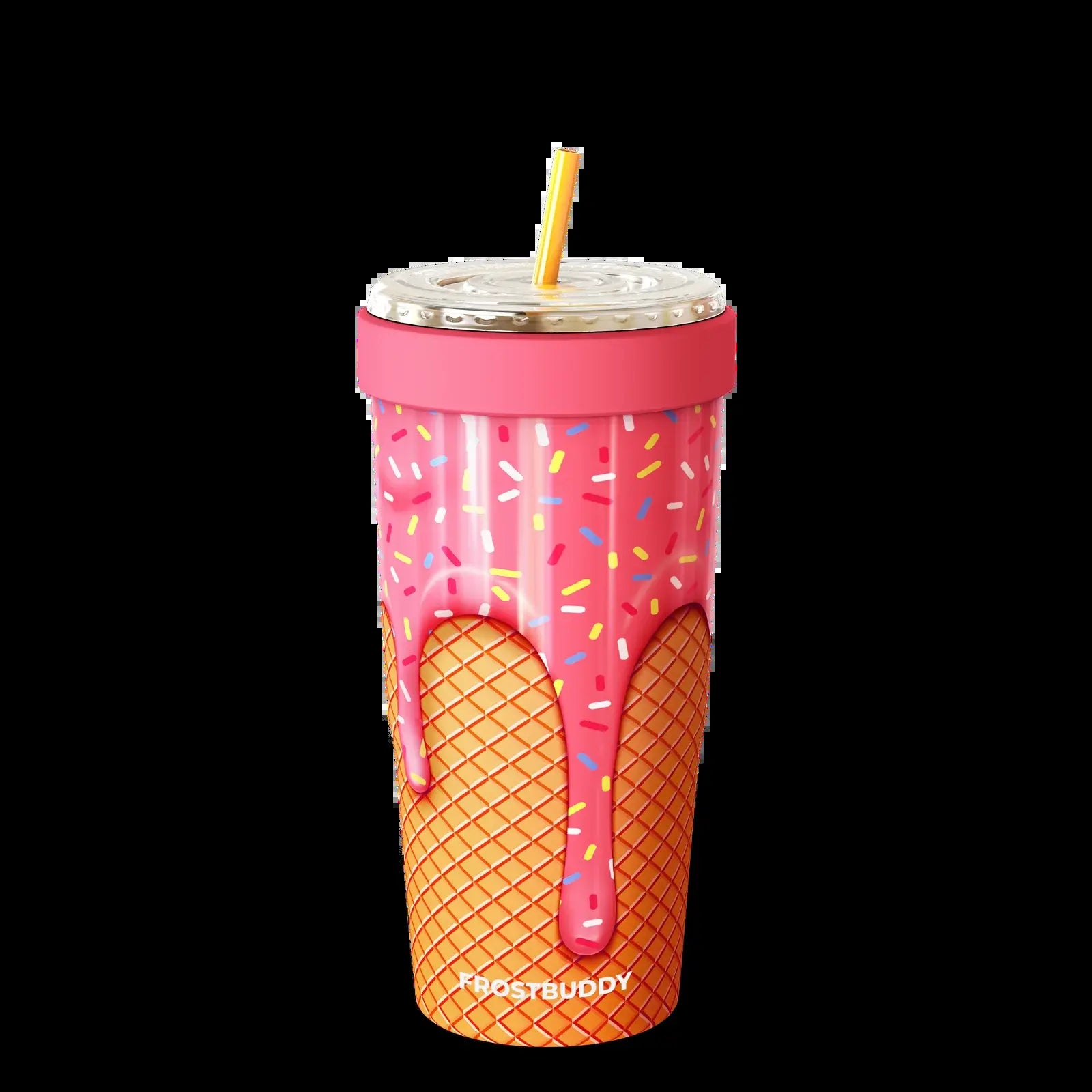 To-Go Buddy - Universal Cup Insulator for To-Go Cups - Keeps Drinks Hot Cold 12+ Hours - Vacuum Insulated Tumbler