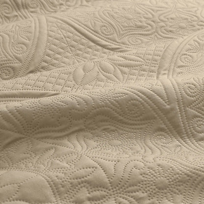 Imperial Homeware Floral Ultrasonic Quilted Bedspread Set – Lightweight Polyester Coverlet with Pillow Sham(S), Soft Breathable All-Season Bedding, Machine Washable, Twin/ Queen/ King