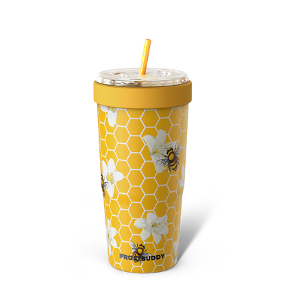To-Go Buddy - Universal Cup Insulator for To-Go Cups - Keeps Drinks Hot Cold 12+ Hours - Vacuum Insulated Tumbler