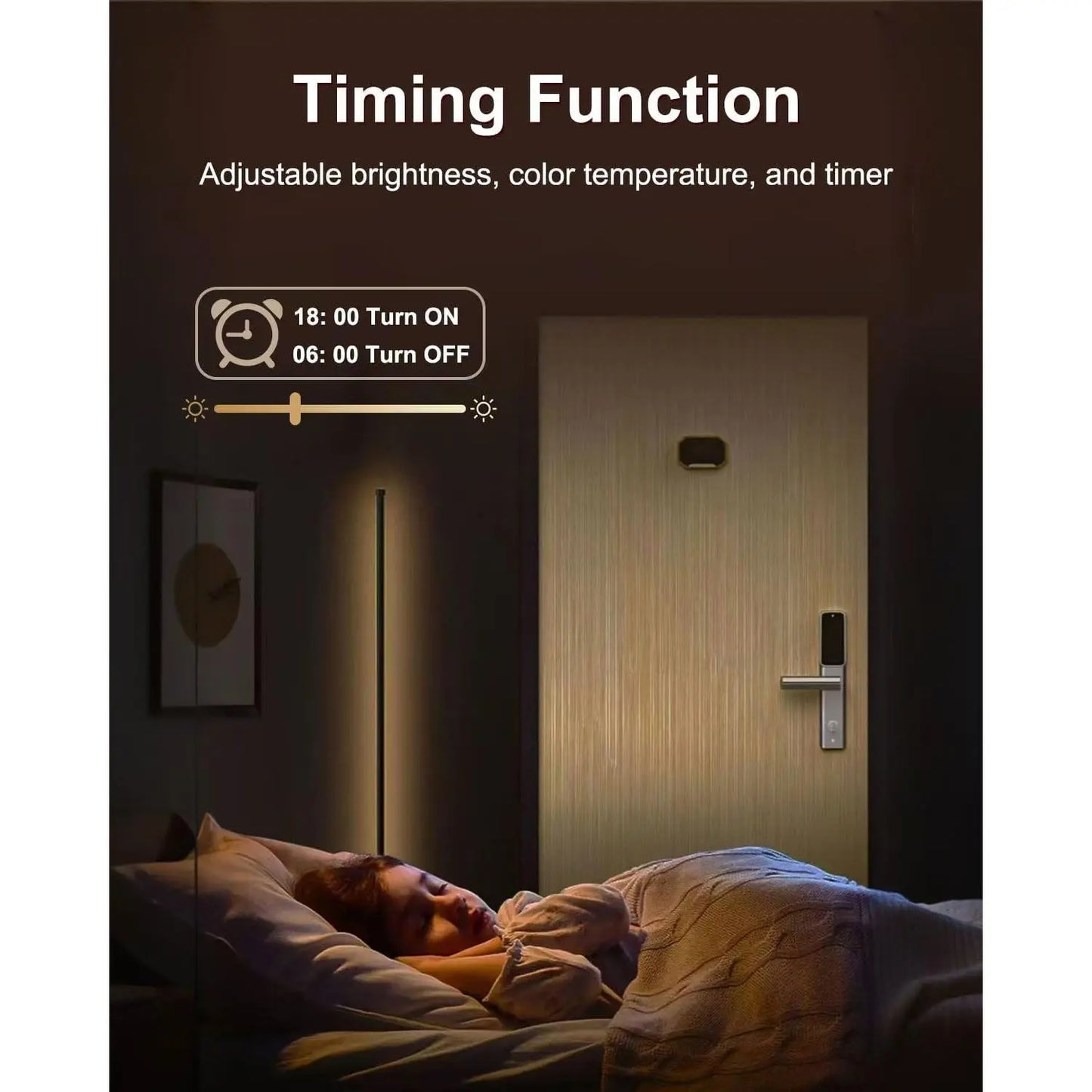 Smart RGB LED Corner Floor Lamp,172 Leds Bright Standing Lamps for Living Room with APP and Remote,Modern Floor Lamp with Music Sync and 16 Million Colors, Ambient Lighting for Bedroom