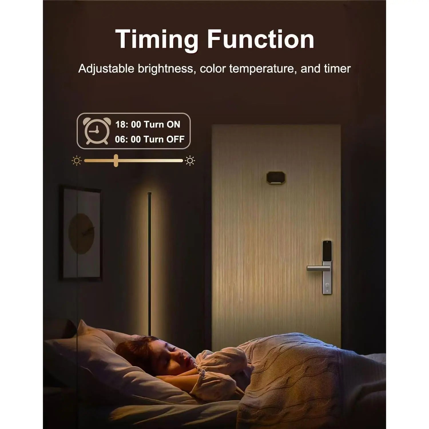 Smart RGB LED Corner Floor Lamp,172 Leds Bright Standing Lamps for Living Room with APP and Remote,Modern Floor Lamp with Music Sync and 16 Million Colors, Ambient Lighting for Bedroom