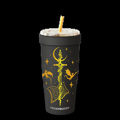 To-Go Buddy - Universal Cup Insulator for To-Go Cups - Keeps Drinks Hot Cold 12+ Hours - Vacuum Insulated Tumbler
