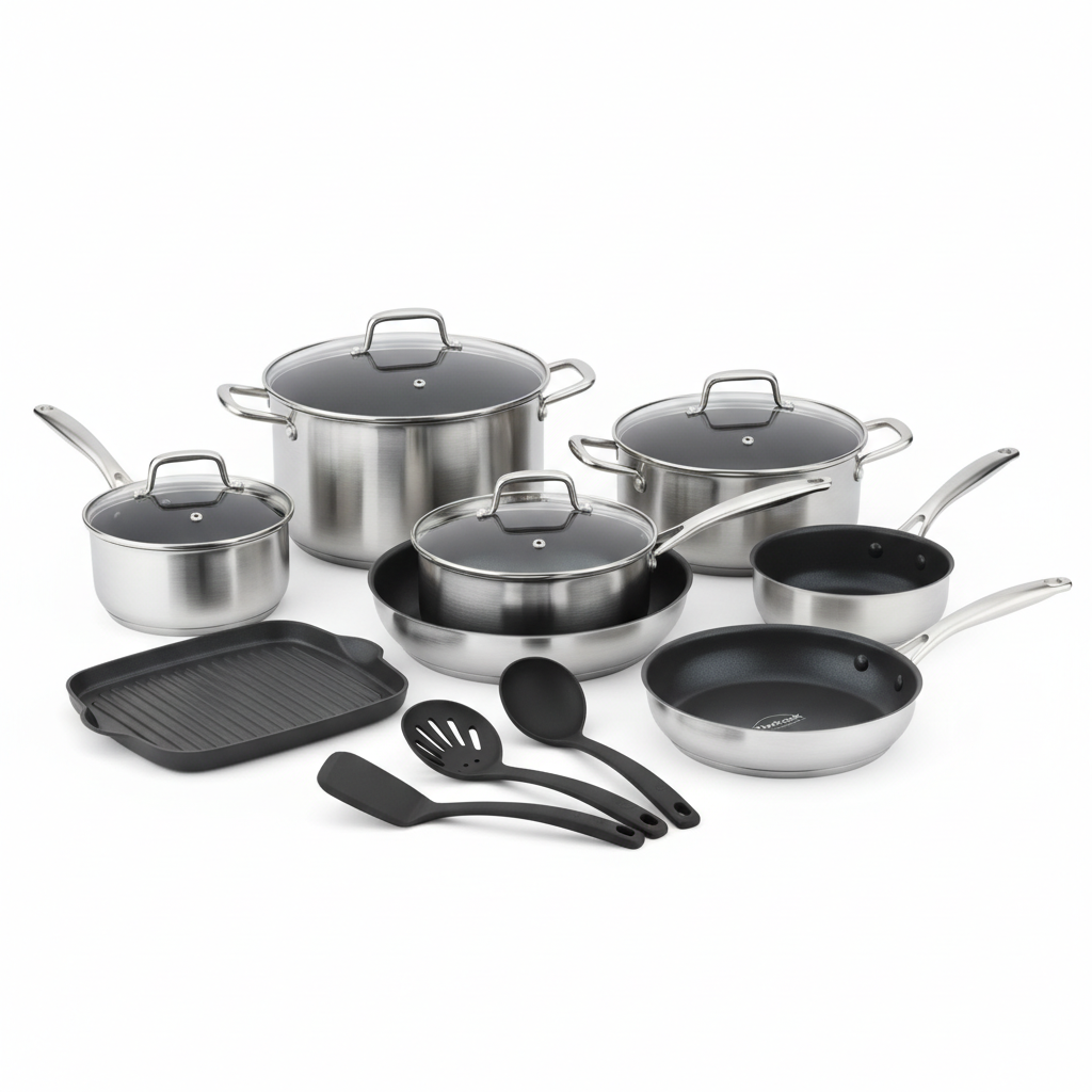 SODAY Pots and Pans Set 12Pcs - product shot