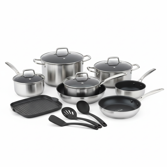SODAY Pots and Pans Set 12Pcs - product shot