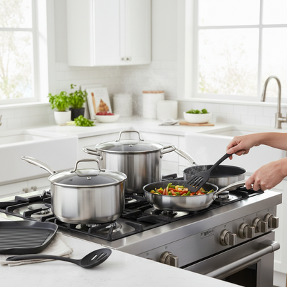 SODAY Pots and Pans Set 12Pcs - lifestyle shot